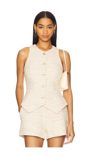 Tweed Vest in Beige. - size 10 (also in 2, 4, 6) - MATTHEW BRUCH - Modalova