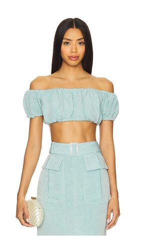 Bubble Crop Top in Baby Blue. - size S (also in XS) - MATTHEW BRUCH - Modalova