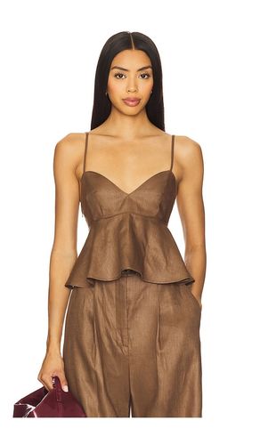 Sweet Heart Crop Top in Brown. - size 6 (also in 8) - MATTHEW BRUCH - Modalova