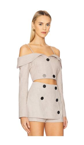 Off Shoulder Double-breasted Top in . Size 2. Also in 6 - MATTHEW BRUCH - Modalova