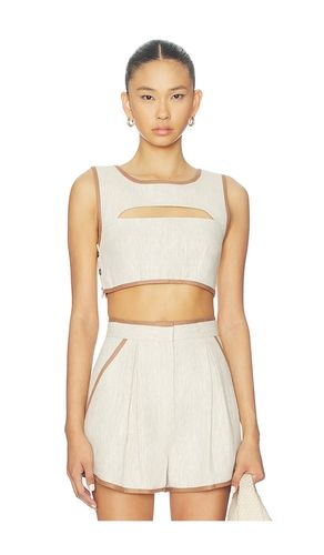 Bound Cutout Crop Top in . Size 0. Also in 4, 6, 8, 10 - MATTHEW BRUCH - Modalova