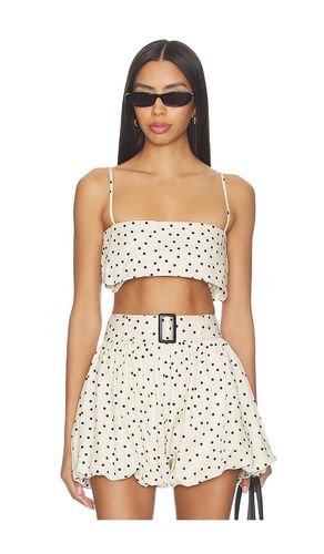 Structured Bandeau Crop Top in Neutral,Black. - size XS (also in S) - MATTHEW BRUCH - Modalova