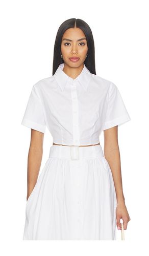 Cropped Tie Back Button Up in . Size L. Also in S - MATTHEW BRUCH - Modalova