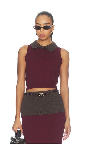 Combo Collar Cropped Tank Top in . Size L. Also in M - MATTHEW BRUCH - Modalova