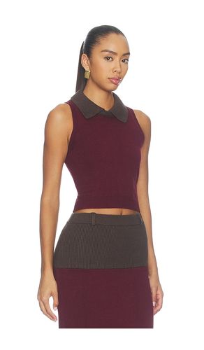 Combo Collar Cropped Tank Top in . Size L. Also in M - MATTHEW BRUCH - Modalova