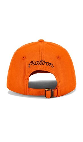 Waxed Cotton Strapback Hat in - Malbon - Modalova