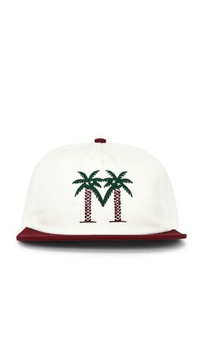 Palma drive snapback in color white size all - Malbon - Modalova