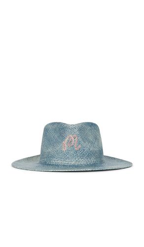 Indigo Straw Hat in Blue. - size L (also in M, XL/1X) - Malbon - Modalova
