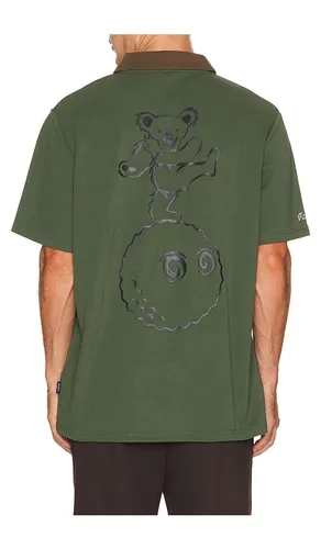 X Grateful Dead Fairway Dancing Polo Shirt in Green. - size L (also in M, S, XL/1X) - Malbon - Modalova