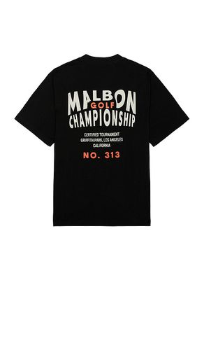 Championship T-Shirt in Black. - size M (also in S, XL/1X) - Malbon Golf - Modalova