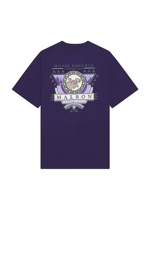Moose Pocket Tee in Blue. - size M (also in S) - Malbon Golf - Modalova