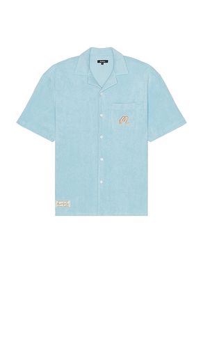 Bosco Button Up Shirt in Baby Blue. - size L (also in M, S, XL/1X) - Malbon Golf - Modalova