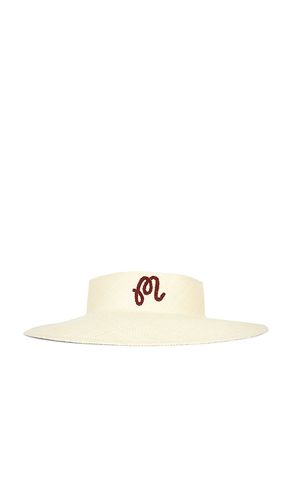 Hortensia visor hat in color neutral size all - Malbon - Modalova
