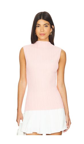 Ace Sleeveless Mockneck in Pink. - size L (also in M, XL) - Malbon Golf - Modalova