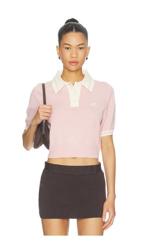 Mikayla Knit Polo Top in . Size L. Also in M, S - Malbon - Modalova