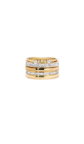 The Eternity Stack in Metallic Gold. - size 6 (also in 5) - MEGA - Modalova