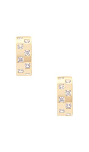 Pendientes en color oro metálico talla all - MEGA - Modalova