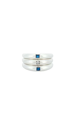 Gypsy Blue Stacked Ring in . Taglia 6. Also in 7, 8 - MEGA - Modalova