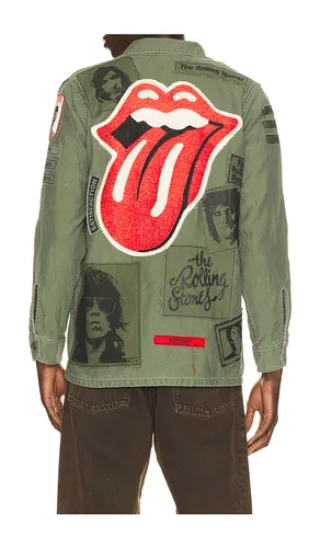 Rolling Stones Jacket in Army. - size S (also in M, L, XL/1X) - Madeworn - Modalova