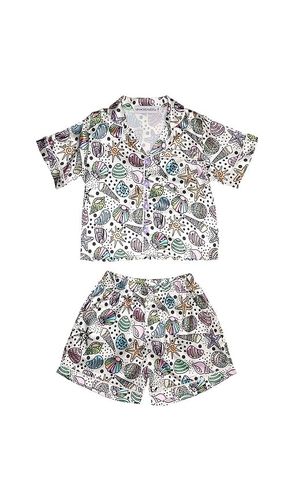 Kids Seashell Short Set in . - size 4 (also in 8) - MINI DREAMERS - Modalova
