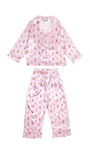 Kids Candy Cane Silky Set in . - size 10 (also in 2, 4, 6, 8) - MINI DREAMERS - Modalova