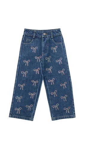 Kids Tatiana Crystal Bow Jeans in . Size 10. Also in 2, 8 - MINI DREAMERS - Modalova