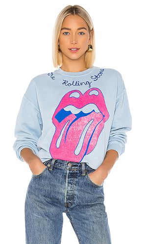 The Rolling Stones Chainstitch Sweatshirt in Blue. - size L (also in M, S, XL, XS) - Madeworn - Modalova