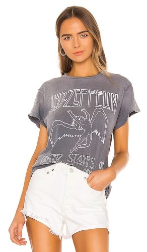 Led Zeppelin United '77 Crew Tee in Charcoal in Grey. - size XL (also in XS) - Madeworn - Modalova