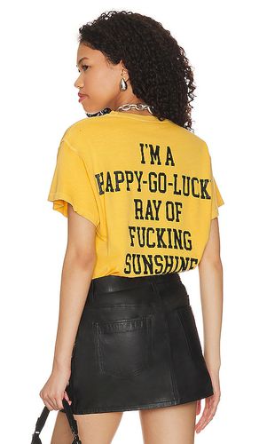 Camiseta happy-go-lucky en color amarillo talla XS en - Yellow. Talla XS (también en L) - Madeworn - Modalova