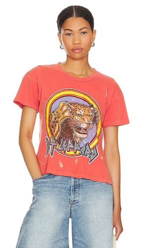 Camiseta corta def leopard en color coral talla L en / - Coral. Talla L (también en M) - Madeworn - Modalova