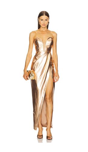X REVOLVE Jake Gown in Metallic . - size S (also in XXS) - Michael Costello - Modalova