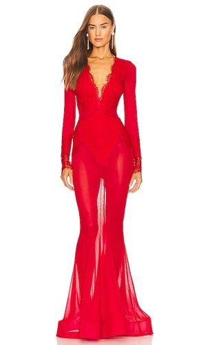 Vestido largo martin en color talla M en - Red. Talla M (también en S, XL, XS) - Michael Costello - Modalova