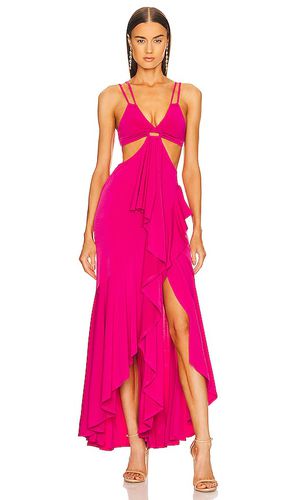 Vestido largo trent en color fucsia talla M en - Fuchsia. Talla M (también en XL, XS) - Michael Costello - Modalova