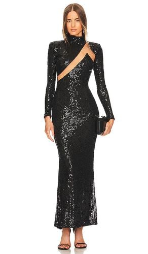 Vestido largo houston en color talla M en - Black. Talla M (también en S, XS, XXS) - Michael Costello - Modalova