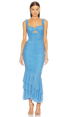 Vestido largo hilary en color azul talla L en - Blue. Talla L (también en M, S, XL, XS, XXS) - Michael Costello - Modalova