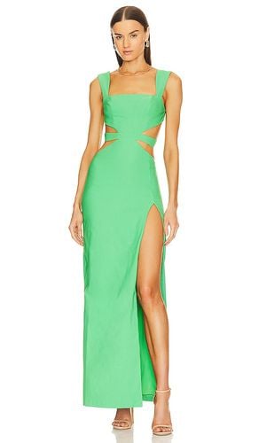 Vestido largo sadie en color talla L en - Green. Talla L (también en M, S, XL) - Michael Costello - Modalova