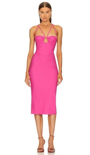 X REVOLVE Elio Midi Dress in Pink. - size XS (also in XXS) - Michael Costello - Modalova