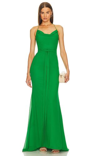 Vestido largo lorie en color talla S en - Green. Talla S (también en XL, XS) - Michael Costello - Modalova