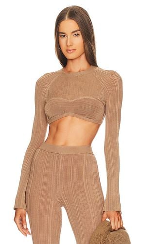 X REVOLVE Kadri Top in Brown. - size L (also in M, S, XL, XS, XXS) - Michael Costello - Modalova