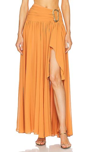 Falda blair maxi en color naranja talla L en - Orange. Talla L (también en M, S, XL, XS, XXS) - Michael Costello - Modalova