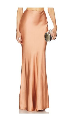 X REVOLVE Perla Maxi Skirt in Metallic . - size L (also in M, S, XL, XS, XXS) - Michael Costello - Modalova