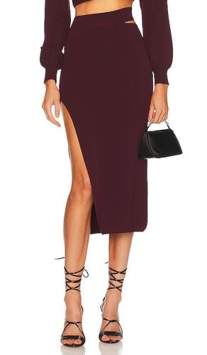 X REVOLVE Cut Out Knit Midi Skirt in Purple. - size XL (also in L, XXS) - Michael Costello - Modalova