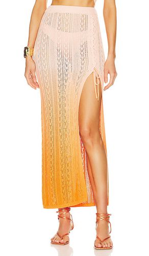 X REVOLVE Kenna Ombre Maxi Skirt in Orange. - size L (also in M, XL) - Michael Costello - Modalova