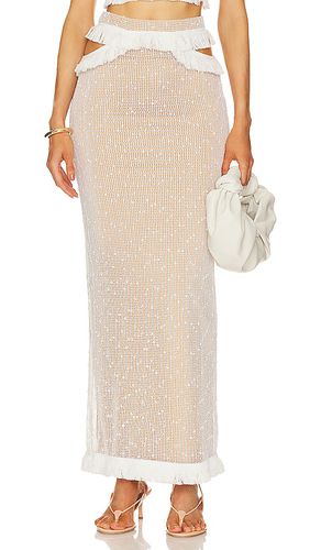 X REVOLVE Noomi Maxi Skirt in White. - size L (also in M, XL, XS, XXS) - Michael Costello - Modalova