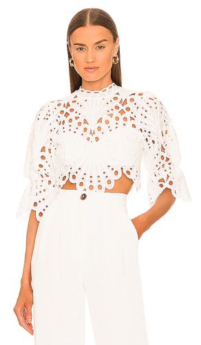 X revolve jovani crop top en color talla M en - White. Talla M (también en XL) - Michael Costello - Modalova