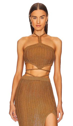 X REVOLVE Sylvan Knit Top in Tan. - size L (also in XL) - Michael Costello - Modalova