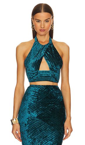 X revolve spencer top en color talla L en - Teal. Talla L (también en M, S, XL, XS, XXS) - Michael Costello - Modalova