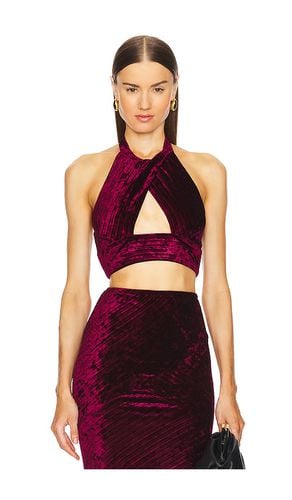 X REVOLVE Spencer Top in Burgundy. - size L (also in M, S, XL, XS, XXS) - Michael Costello - Modalova