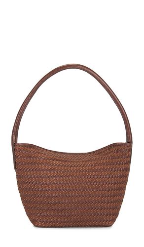 Suede Handwoven Shoulder Bag in Brown - Madewell - Modalova