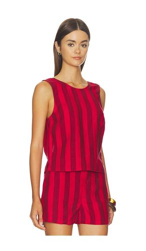Tie Back Shell Top in 100% Linen in Red. - size M (also in S, XXS) - Madewell - Modalova